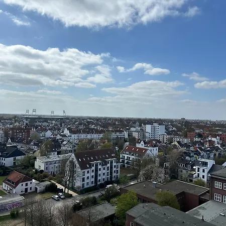 Traumhafte Stadt-aussicht Vom 12 Stock Voll Moebliert 1212 * Bremen